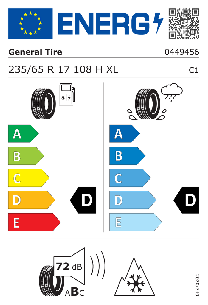 General GRABBER AT3 - 235/65 R17 108H XL