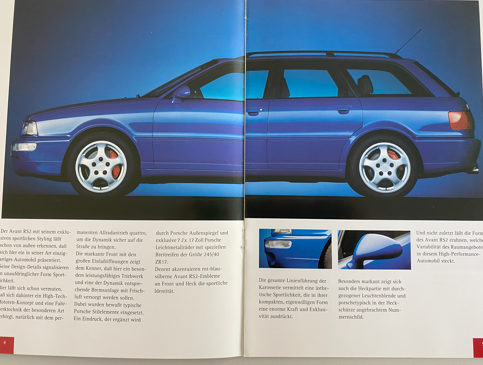 Audi Avant RS2 Magazin (1994)