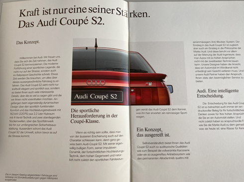 Das Audi Coupé S2 Magazin (1991)