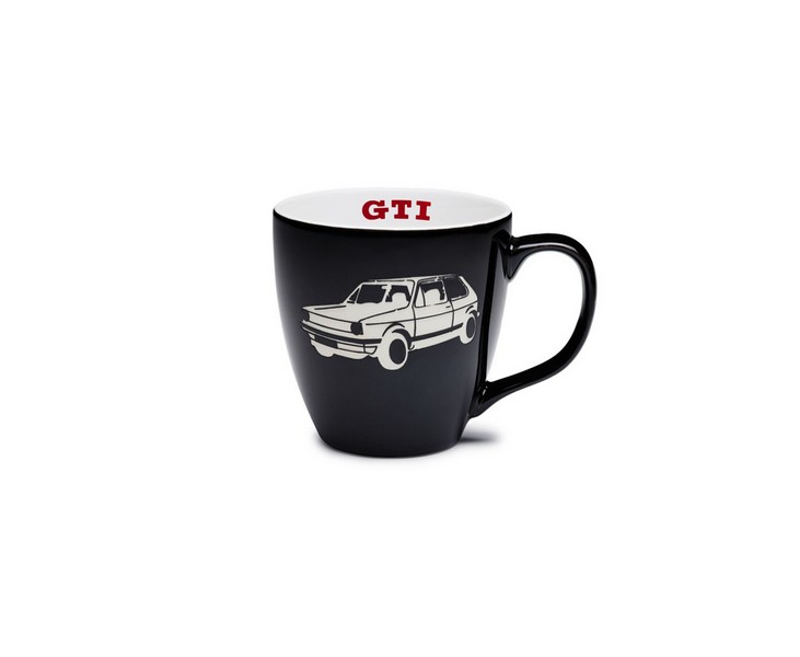 Original Volkswagen GTI Tasse Becher Porzellanbecher schwarz