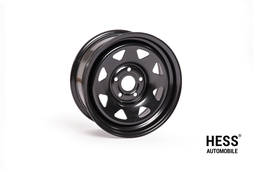 HESS H11, 17 Zoll, Steel Triangle Black, Offroad-Stahlfelge für VW T5/T6/T6.1/T7, Amarok -2020