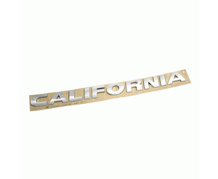 VW T5 / T6 California Schriftzug hinten Original Emblem Chrom Heckklappe