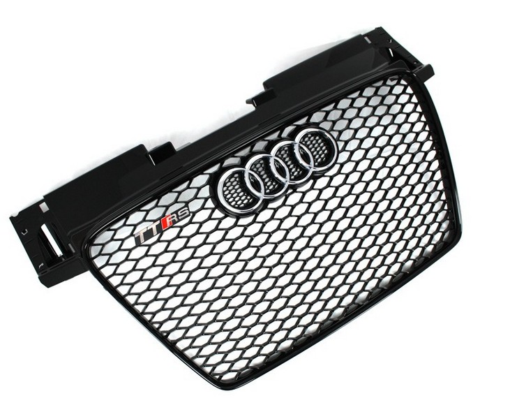 Kühlergrill Original Audi TTRS schwarz glänzend Tuning Waben Grill (Facelift ab 05/2010)