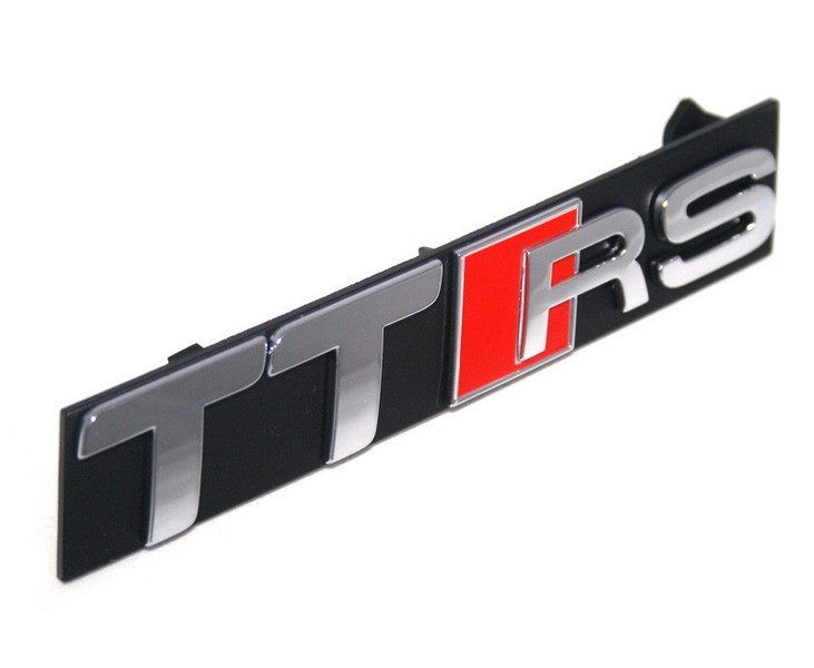 Schriftzug TTRS Original Audi Emblem für Kühlergrill Typzeichen Chrom TT RS