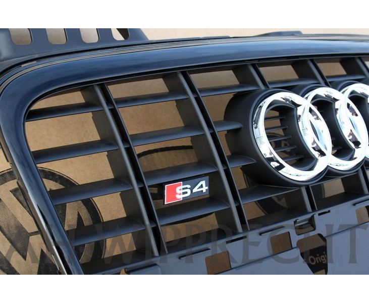 Kühlergrill Audi A4 S4 V8 B8 8K Grill schwarz/chrom