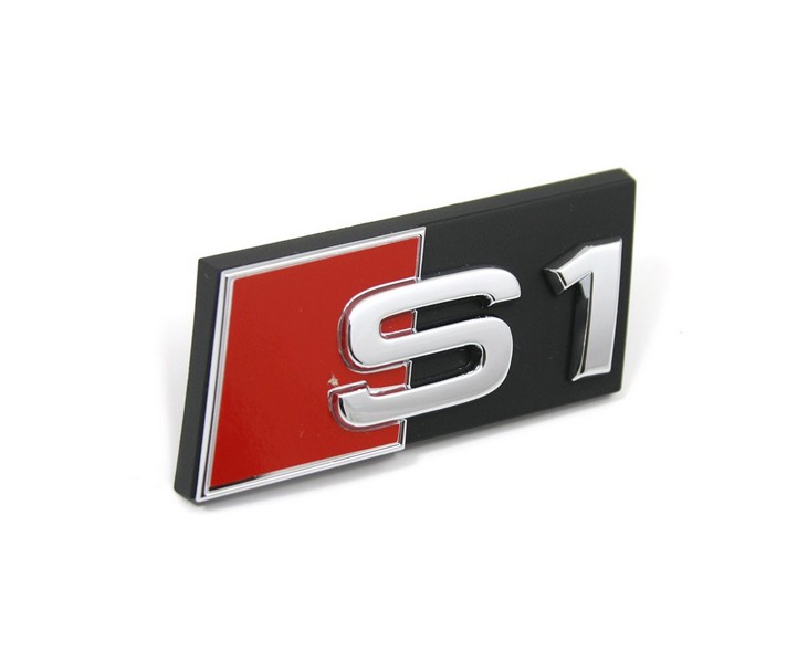 Original Audi S1 Schriftzug Kühlergrill Exterieur Emblem Logo vorn Chrom