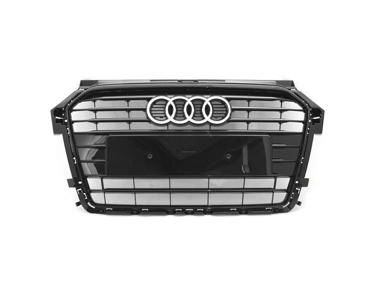 Original Audi A1 (8X) Facelift S-Line Kühlergrill Tuning Grill schwarz glänzend