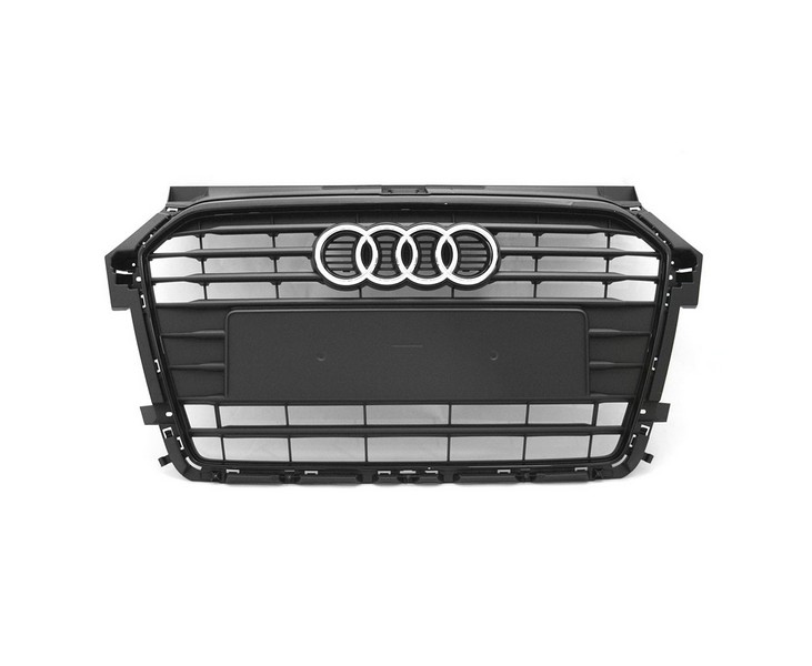 Original Audi A1 (8X) Facelift Kühlergrill Exterieur Grill schwarz matt