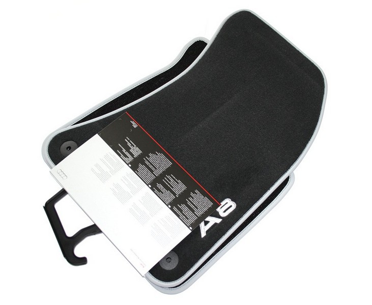 Textilfussmatten Audi A8 Premium Stoffmatten Textil Velours vorne Original Audi