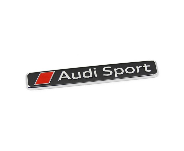 Original Audi Sport Schriftzug Exterieur Emblem Logo Zeichen chrom