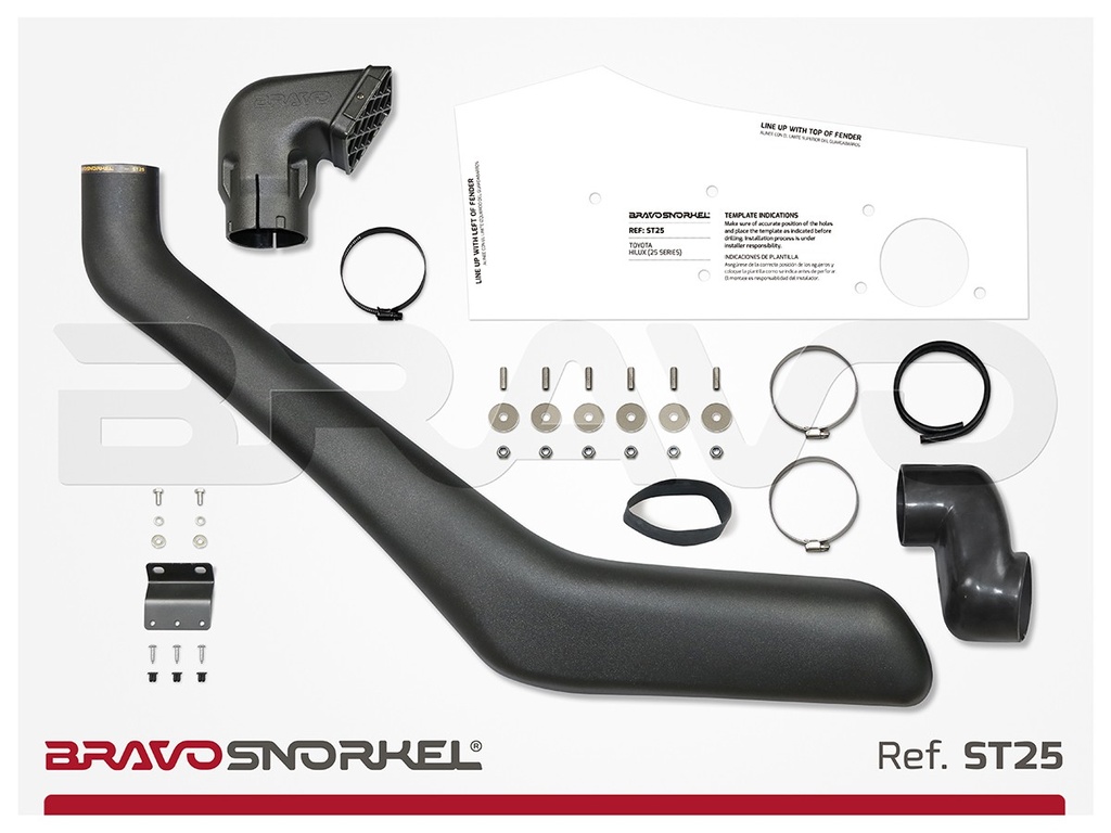 BRAVO SNORKEL Toyo Hilux 25