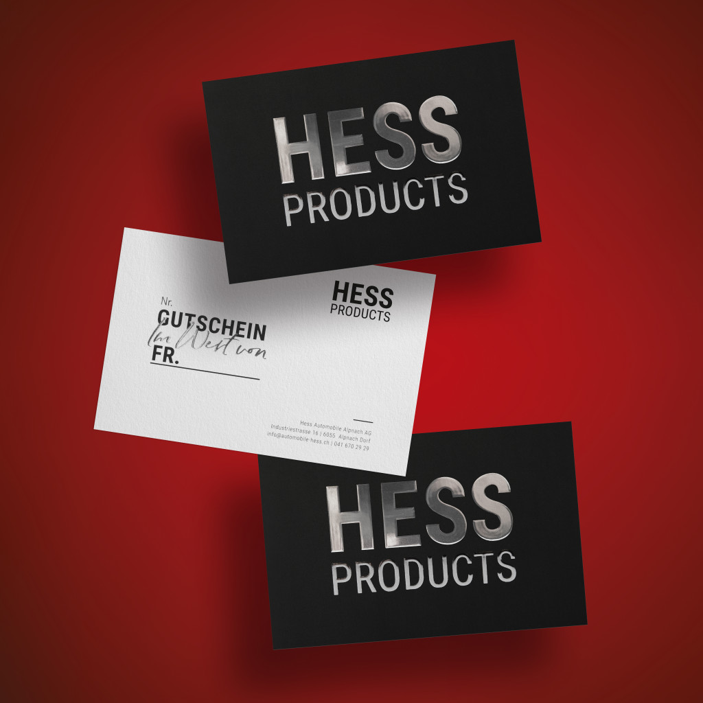 Hess Gutschein 100.- CHF