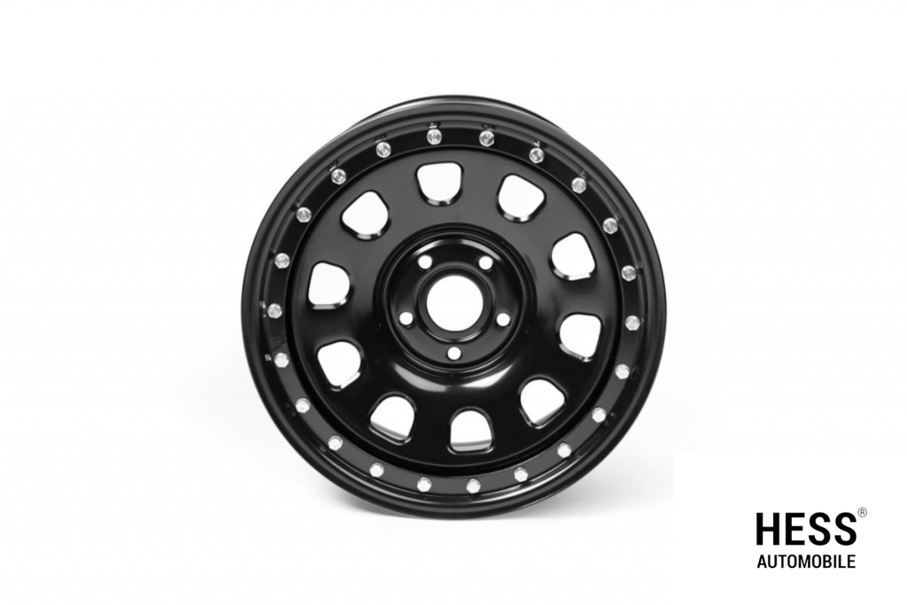 HESS H32, 17 Zoll, Beadlock Optik Steel, Offroad-Stahlfelge für VW T5/T6/T6.1/T7, Amarok -2020